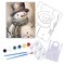 "Vintage Snowman" DIY Canvas Art Kit, Adult Beginner, Acrylic Paint Size 11x14 inch
